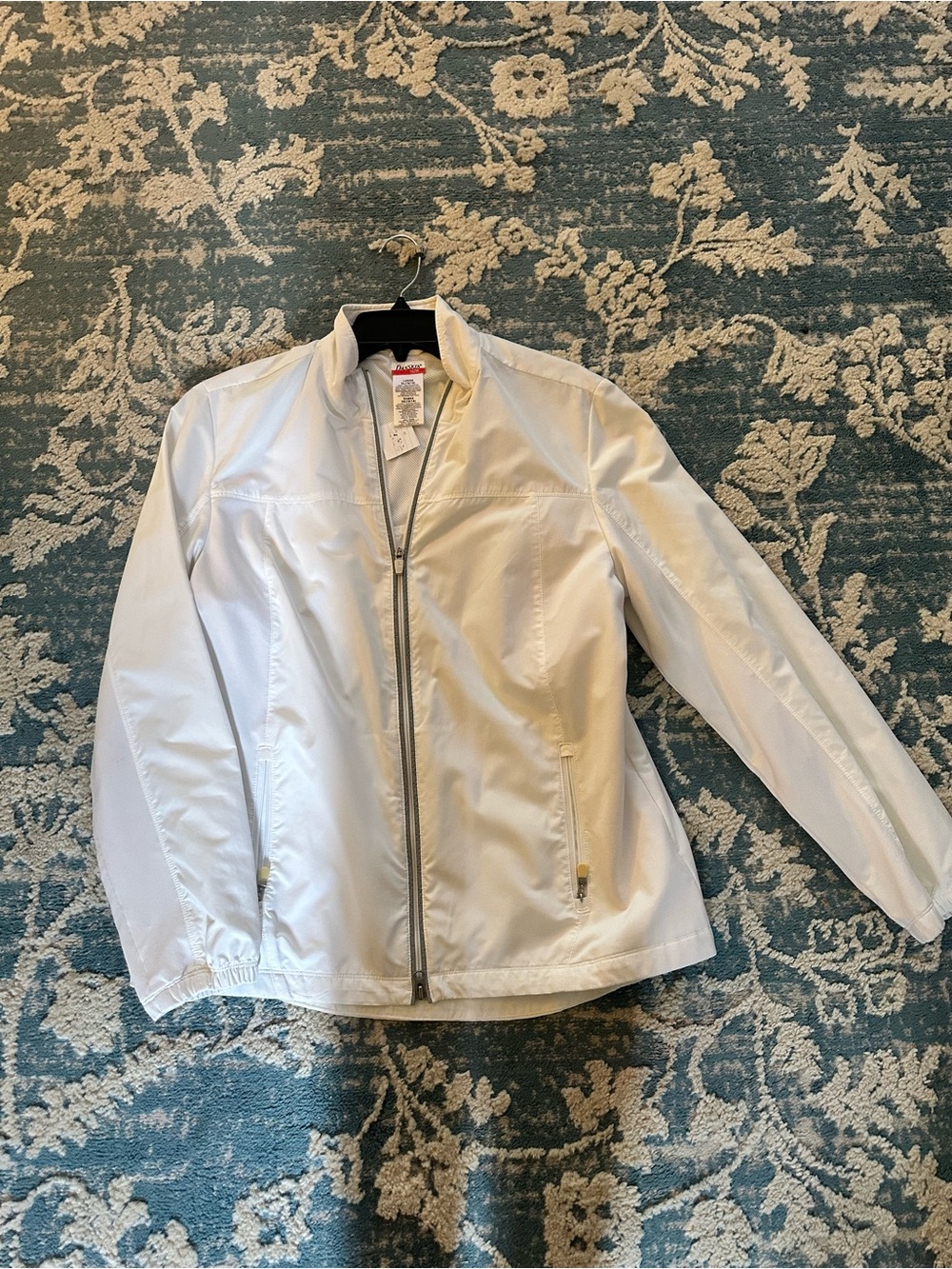 Danskin White Lightweight Women's Bomber Jacket